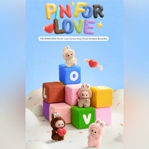 Letter N Pin for Love Labubu